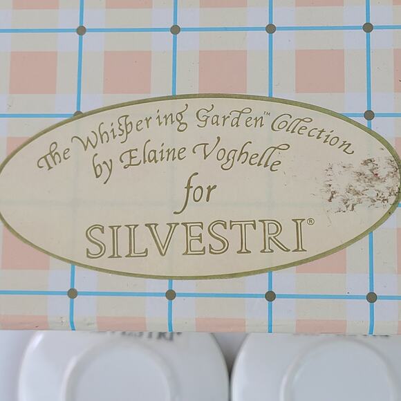 Silvestri Bunny in the garden tea set for two Elaine Voghelle in box - Picture 10 of 10